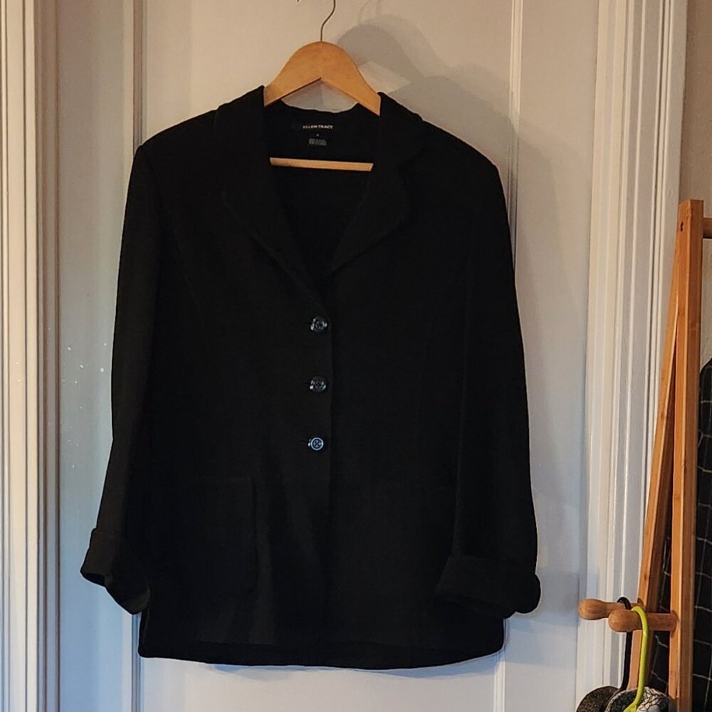 Louben black wool jacket